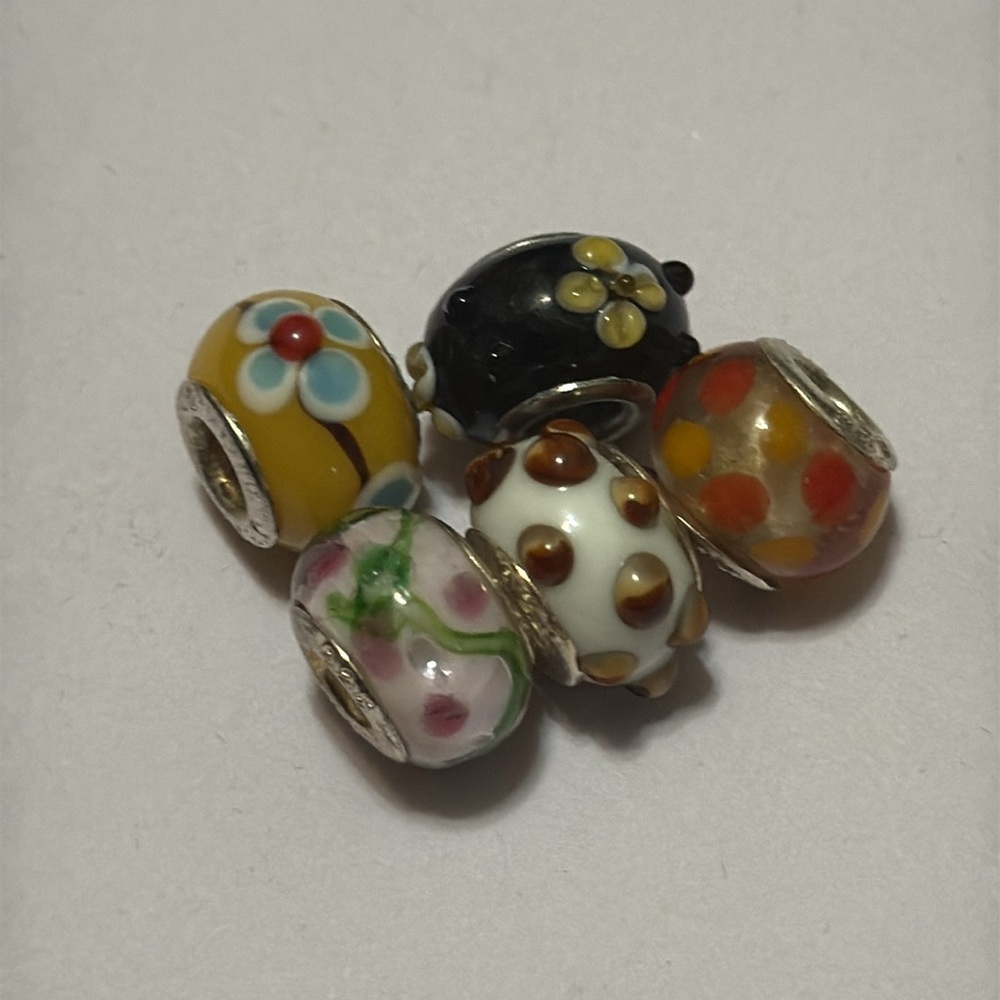 Sterling silver 925 beautiful Charm beads preowned Charms - Picture 11 of 13